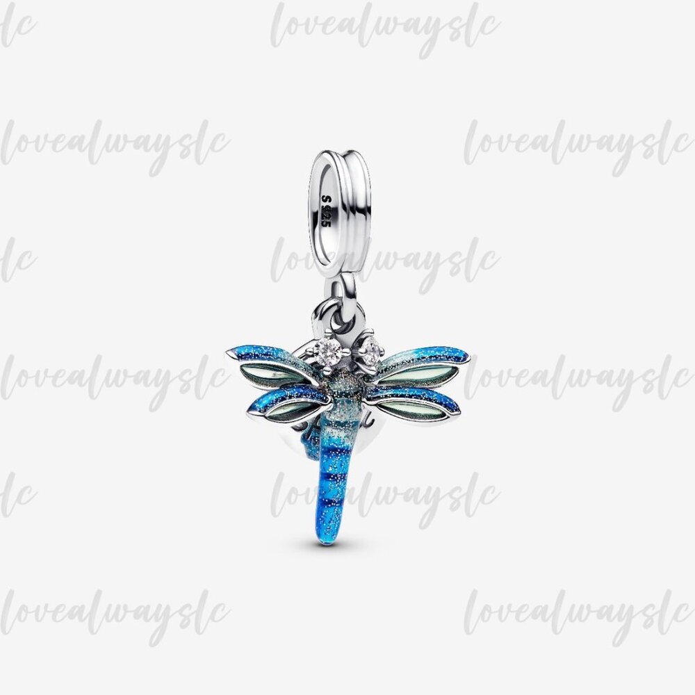Pandora Dragonfly Double Dangle Charm - image 1